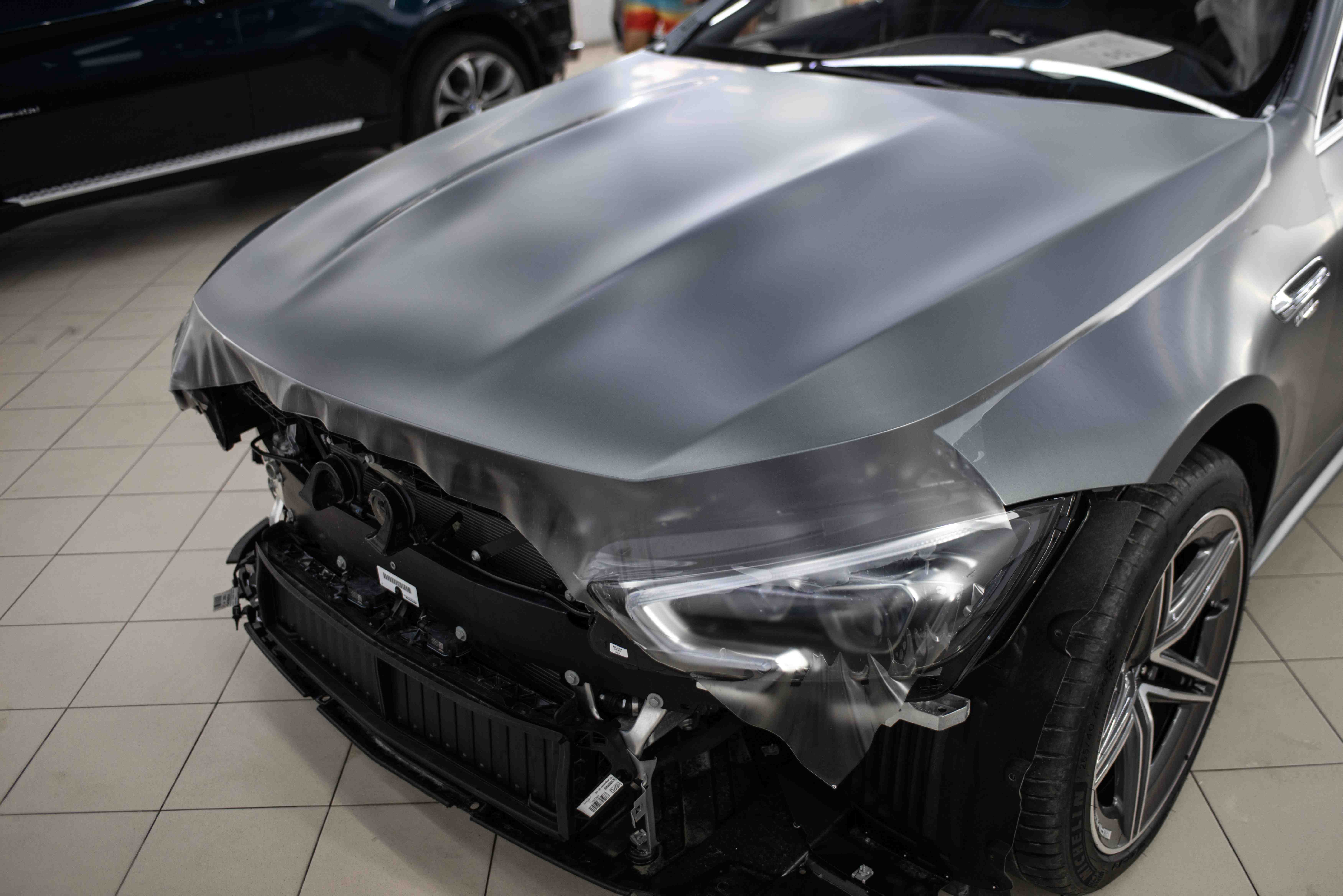 11.Mercedes-Benz GT 43 AMG матовый полиуретан