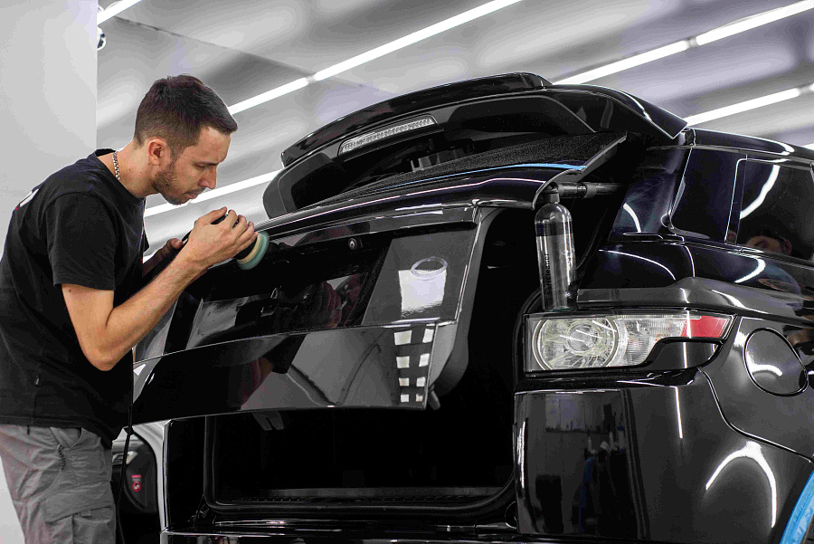 7.Range Rover Evoque полировка+хим чистка+керамика